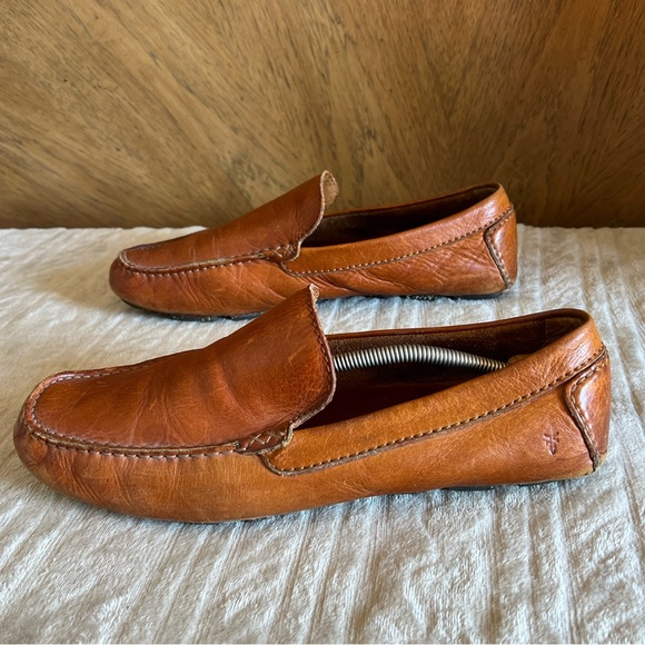 FRYE Sullivan Driver loafers brown color size 12 - Picture 1 of 15